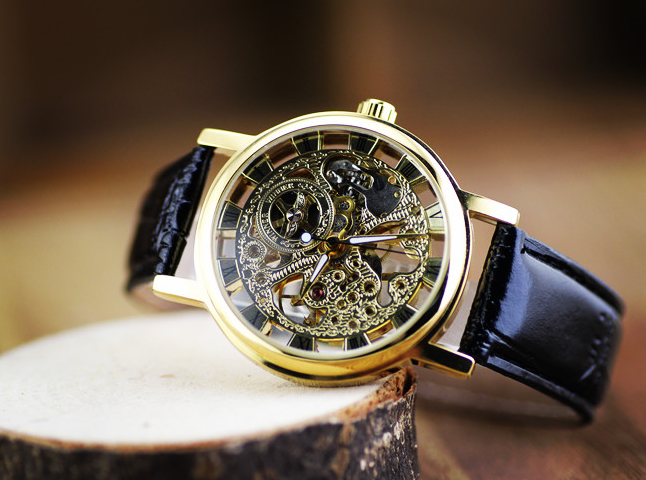 steampunk style watch