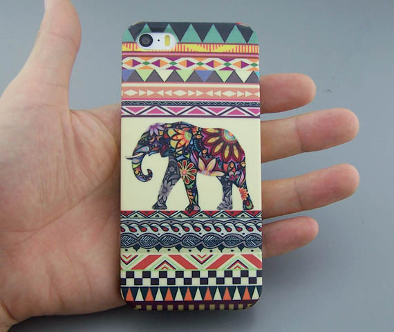 Lucky Elephant Cell Phone Case,samsung,elephant Iphone 5s Case Elephant Iphone 5 Case Elephant Iphone 5c Case Iphone 4 4s Case Image Wrapped
