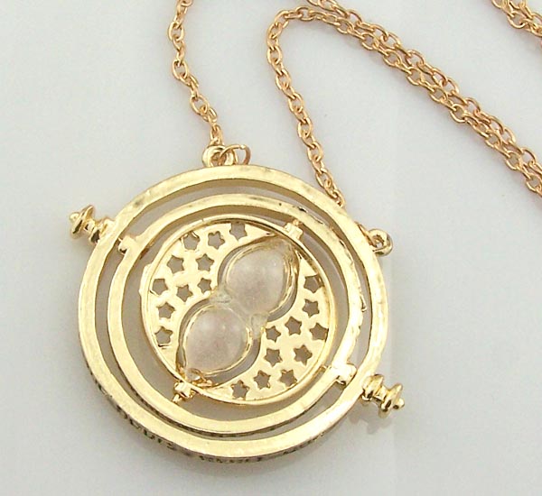 Golden Harry Potter Time Turner Necklace Harry Potter Necklace Time ...